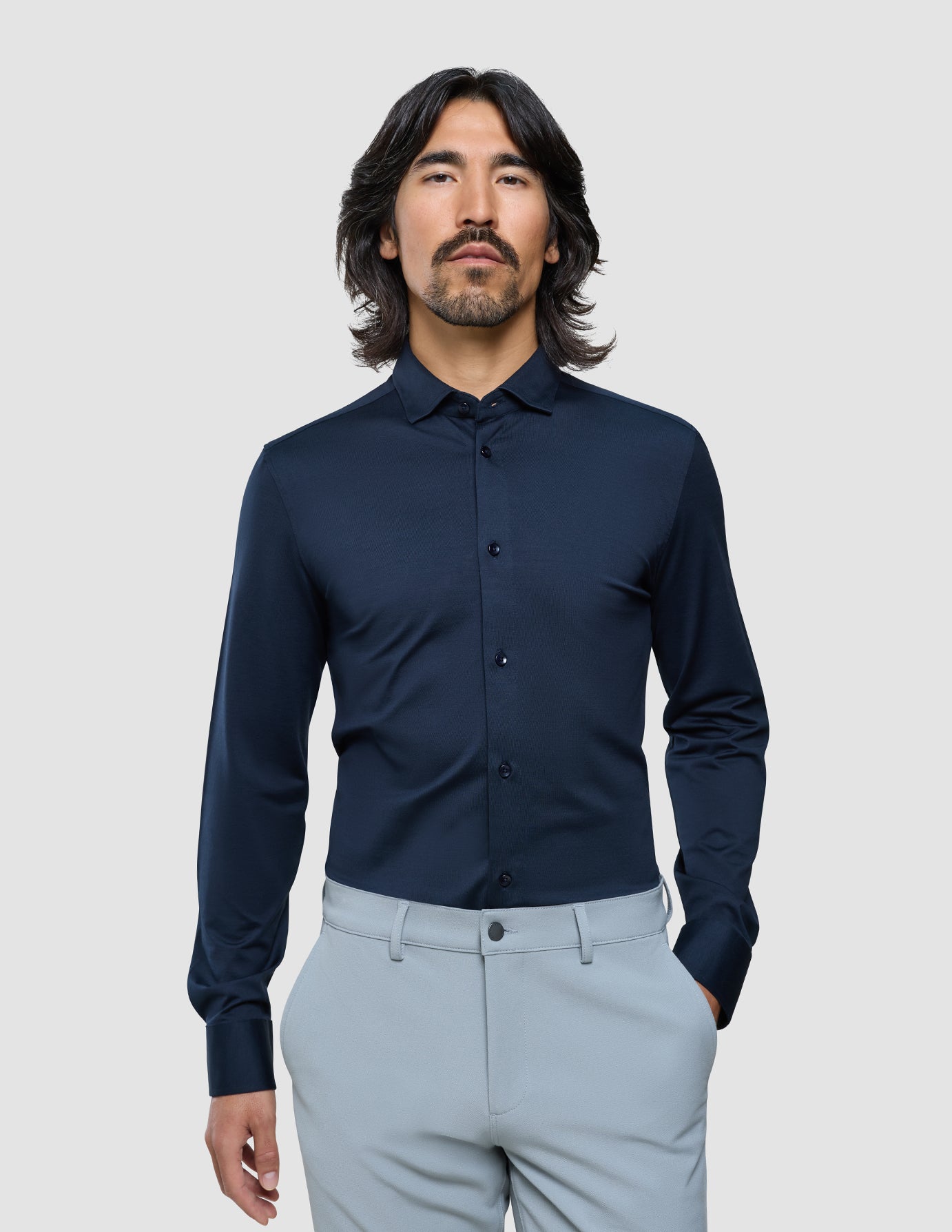 Classic Shirt Midnight Blue Slim